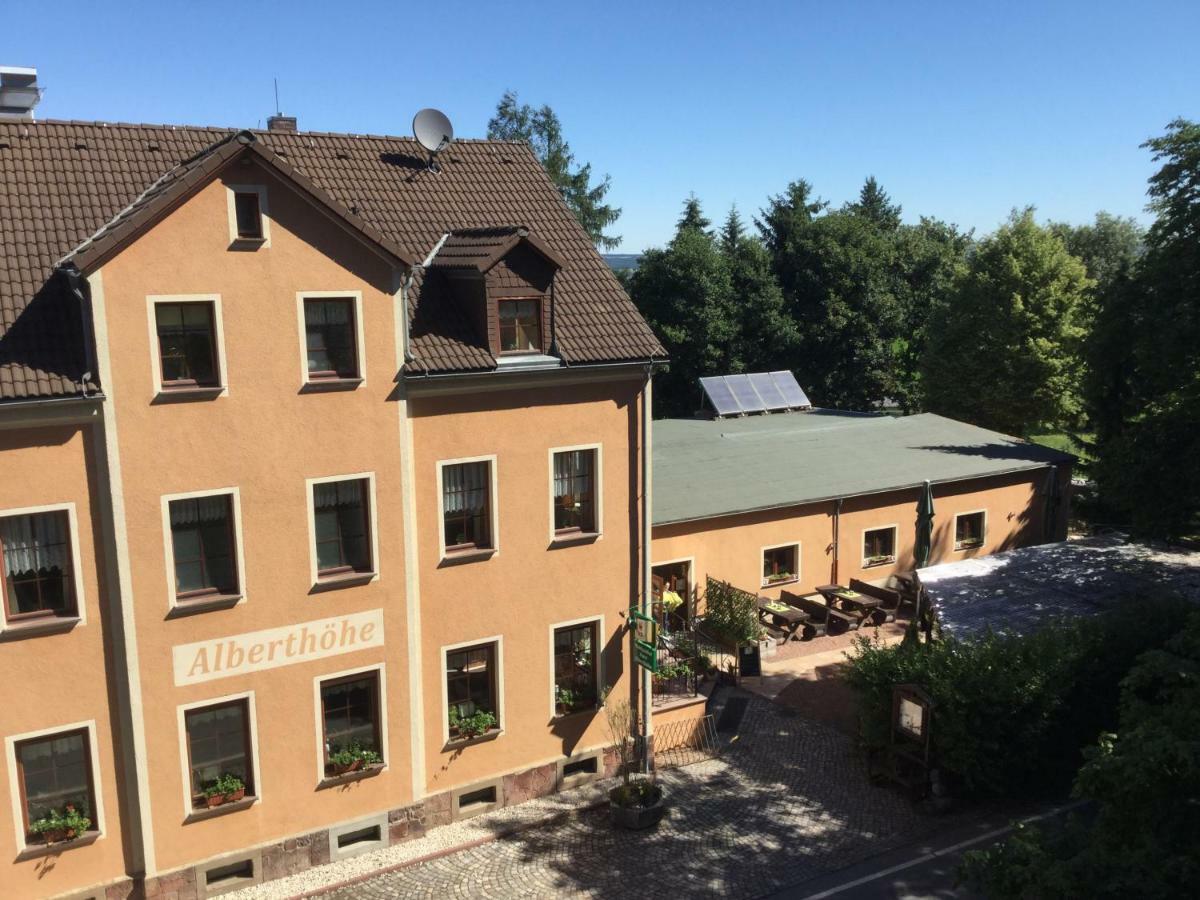 Waldgasthof & Hotel Alberthoehe Lichtenstein (Saxony) Exterior foto